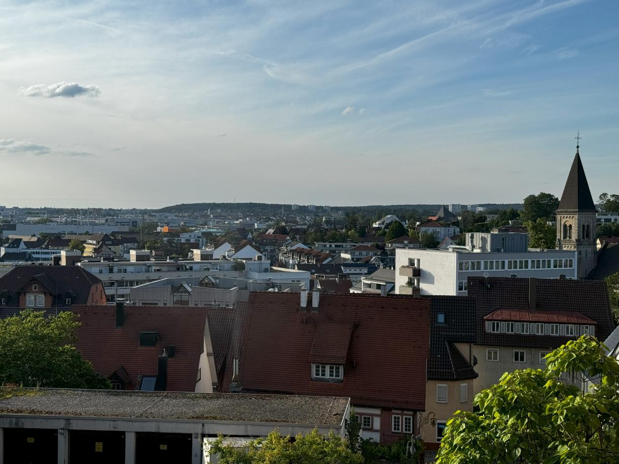Böblingen - Stadtansicht mit "Kirche on Top"